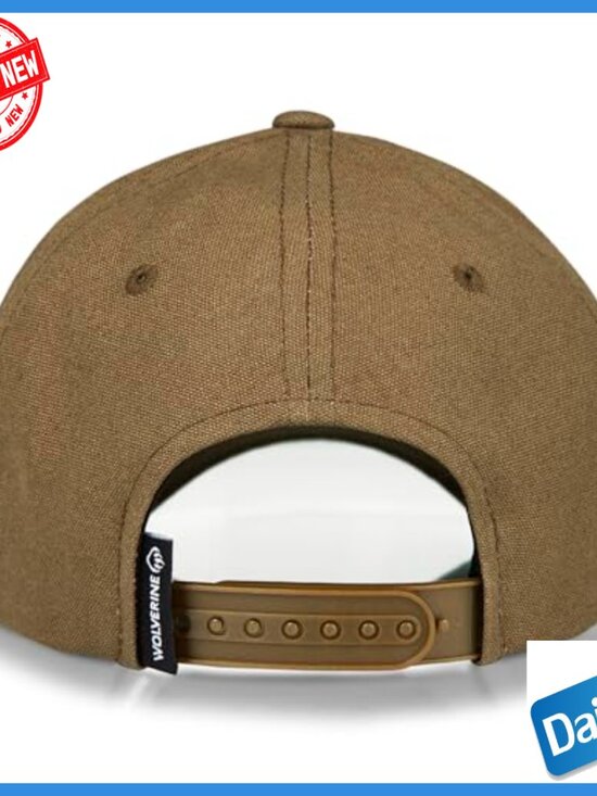 Adjustable Snapback Baseball Cap, Cotton Canvas, Workwear, Outdoor main image 6